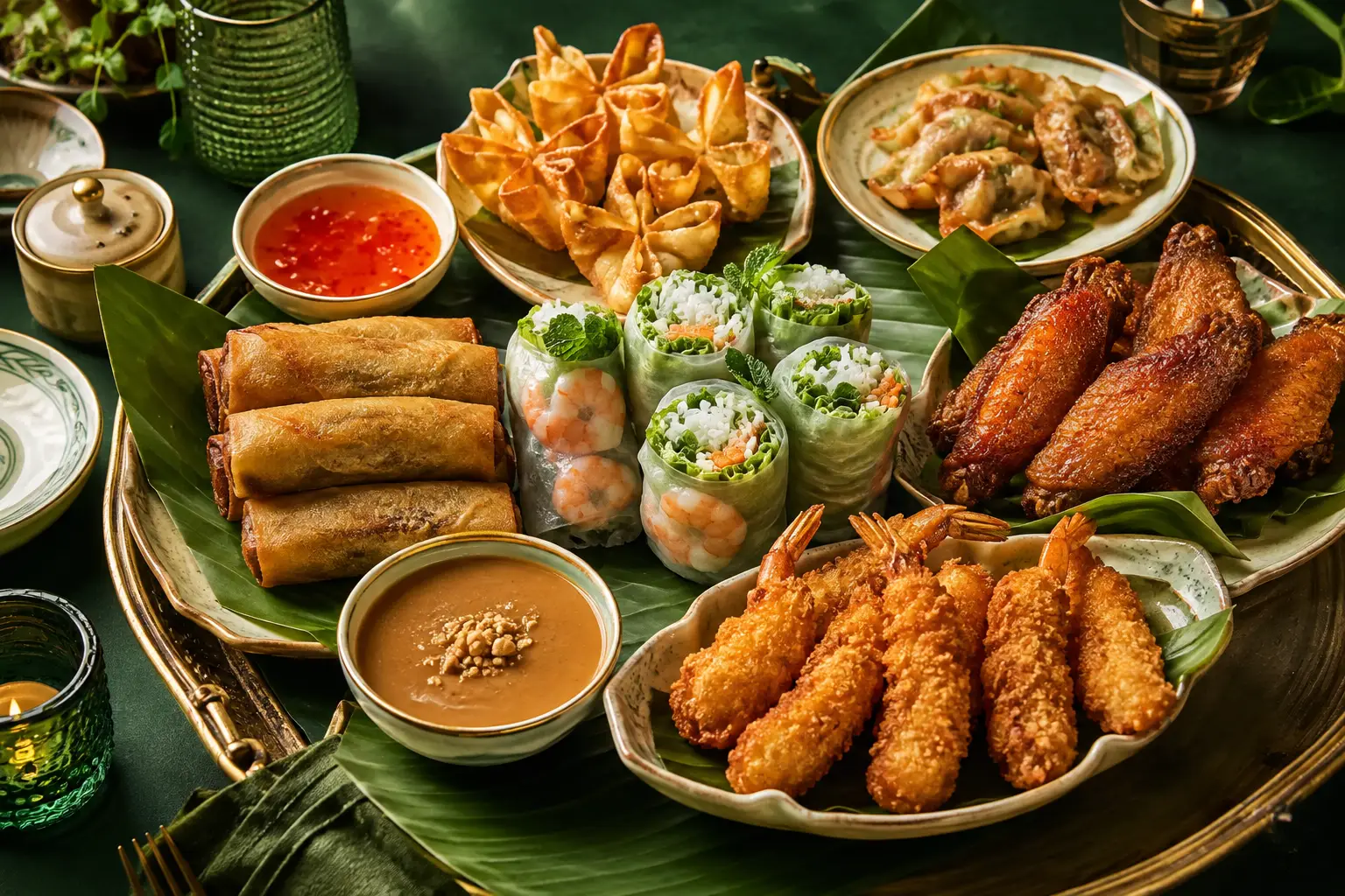 Pho Orlando appetizer selection