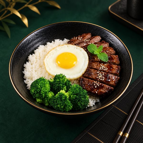 M12 - TERIYAKI STEAK RICE BOWL